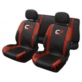 Huse scaun cp sports 9buc - rosu/negru