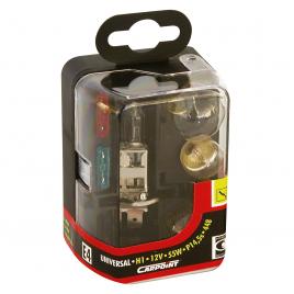 Kit becuri si sigurante 7buc 12v - halogen h1