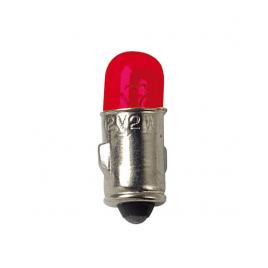 Bec clasic 2w 12v iluminat bord soclu metal ba7s 2buc - rosu