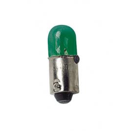 Bec clasic 4w 12v pozitie soclu metal ba9s 2buc - verde