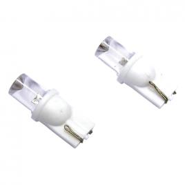 Bec tip led 12v 5w soclu plastic t10 w21x95d 2buc carpoint - alb dispersat