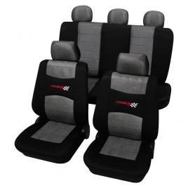 Huse scaun eco class carbon set 11buc - negru