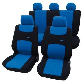 Huse scaun eco class colori set 11buc - albastru
