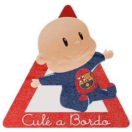 Autocolant baby on board fc barcelona 1buc