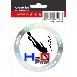 Autocolant hobby diving 1buc