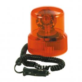 Girofar galben cu magnet cu bec 21w 12v