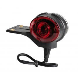 Lampa gabarit camion ilumia cu 2 led-uri 24v - alb/rosu - dreapta
