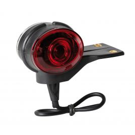 Lampa gabarit camion ilumia cu 2 led-uri 24v - alb/rosu - stanga