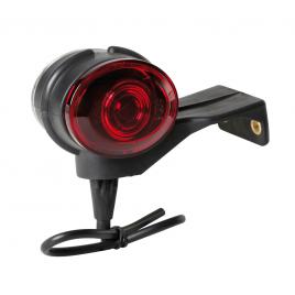 Lampa gabarit camion ilumia cu prindere l - 2 led-uri 24v - alb/rosu - stanga