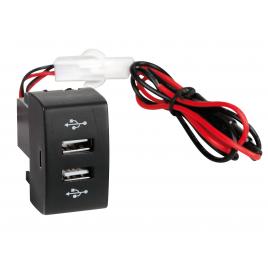 Priza dubla usb incorporabila 12/24v camion - iveco