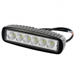 Proiector cu led din metal dreptunghiular 6x3w 12/24v kamar