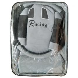 Huse scaun racing 13buc - negru/gri