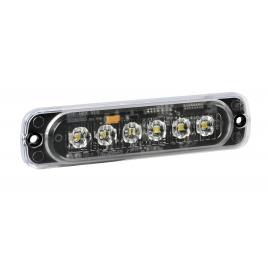 Stroboscop multifunctional 6led 12/24v - portocaliu