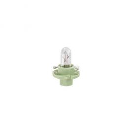 Bec 12v - 2w bord soclu plastic verde deschis bx84d 1buc narva