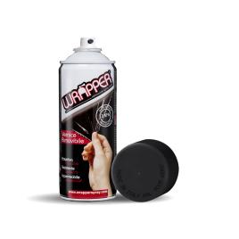 Vopsea spray cauciucata wrapper 400ml - negru mat - ral9005