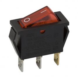 Interupator basculant 1 circuit 10a-250v off-on lumini de rosie