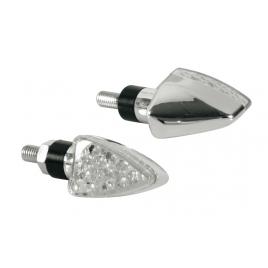 Lampi semnalizare directie mers arrow-2 led 12v 2buc - crom