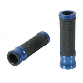 Manere ghidon motocicleta metal grips 2buc - albastru