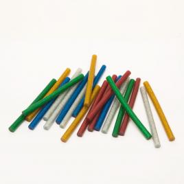 Baton termoadeziv - 7 mm - colorat glitter