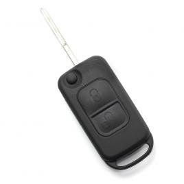 Mercedes benz - carcasa tip cheie briceag cu 2 butoane lama 2 piste
