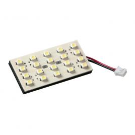 Panou cu 20 hyper-led smd 35x50mm - 24v - rosu