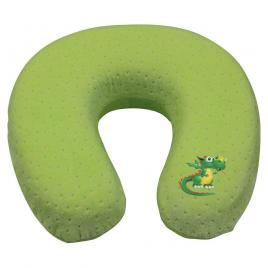 Perna memorie gat pentru calatorie copil 29x28cm logo crocodil - verde