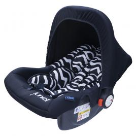 Scaun auto copil tip cos bambini 941 ece r44/04 0-13 kg - negru/alb