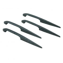 Set aripioare styling exterior short-fin 4buc - 140mm - carbon