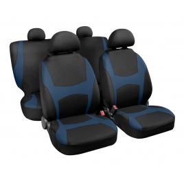 Huse scaun capri negru/albastru 8buc