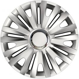 Set capace roti auto cridem royal rc 4buc - argintiu/crom - 16''