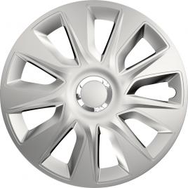 Set capace roti auto cridem stratos rc 4buc - argintiu/crom - 16''