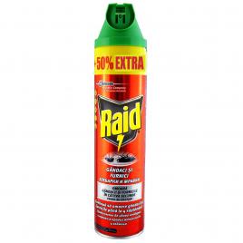 Spray impotriva gandacilor si furnicilor raid 600ml cu +50% extra