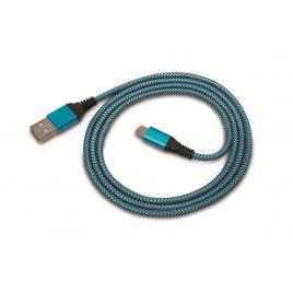 Cablu date microusb 1a 1m albastru