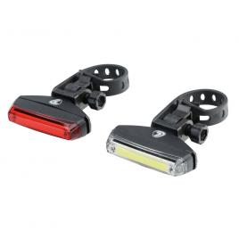 Set far si stop spate cu led pentru bicicleta ilumia