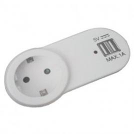 Adaptor incarcator 2xusb 1000ma