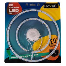 Kit led plafoniera 24w 2700k