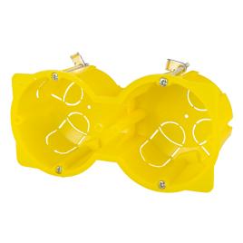 Doza dubla intrerupator pentru gips carton
