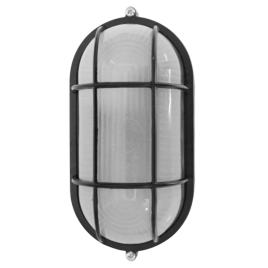 Lampa bat grila ovala 1xe27 60w alb