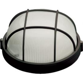 Lampa bat grila rotunda 1xe27 60w negru tg