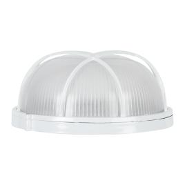 Lampa bat grila rotunda e27 100w alb nv-3201.08