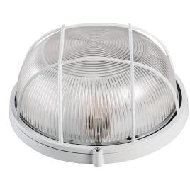 Lampa bat grila transparent 1xe27 max. 100w alb nv-320