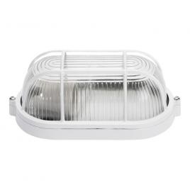 Lampa bat grila transparent 1xe27 max. 60w alb
