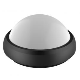 Lampa bat led rotunda 12w ip65 negru nv-3201