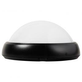 Lampa bat led rotunda 12w ip65 negru