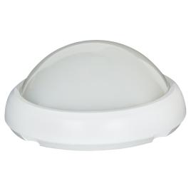 Lampa bat led rotunda 8w ip65 alb