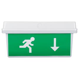 Lampa exit led ip65 30x0.1w display jos