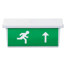 Lampa exit led ip65 30x0.1w display sus