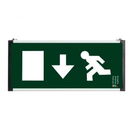 Lampa exit led jos 3w basil