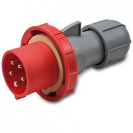 Stecher 3p+n+t 16a ip67 380v