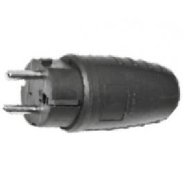 Stecher cauciucat cu cp ip44